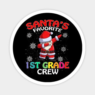 Santas Favorite 1St Grade Crew Teachers Christmas Magnet